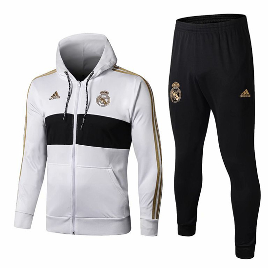 Tuta da Track Real Madrid 2019/2020 Bianco - Clicca l'immagine per chiudere